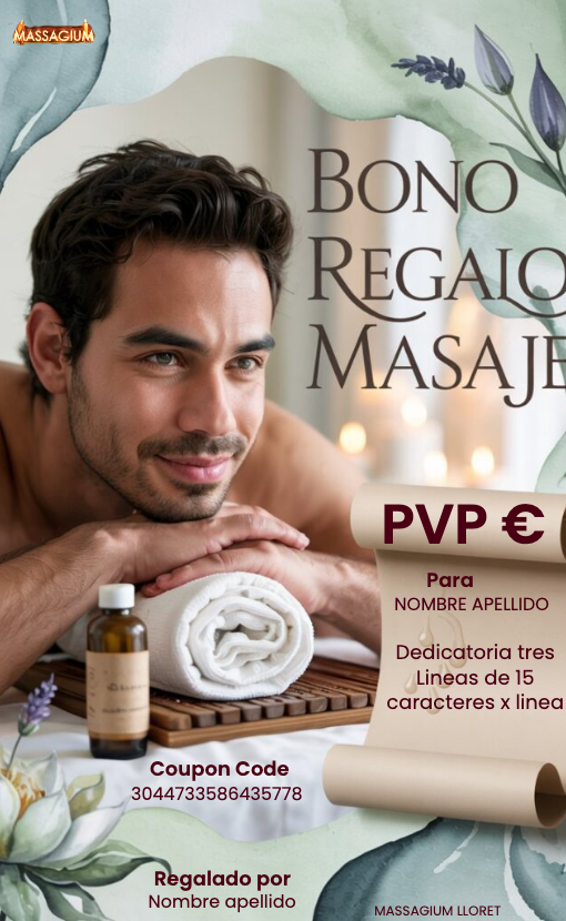 Bono masajes horizontal cantidad a escoger